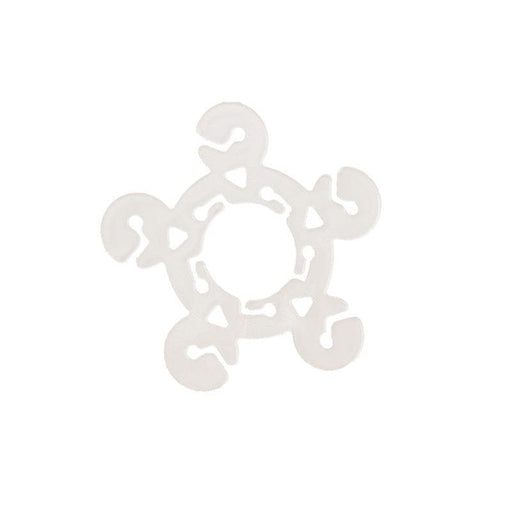 100 Plastic Flower Balloon Clip Connectors Arch Decorations Tool - Clear BLOON_CLIP_04