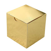 100 Wedding Favor Boxes 3" x 3" x 3" - Gold BOX_3X3_GOLD
