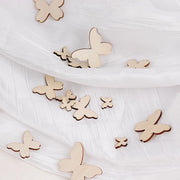 100 Wood Butterfly Cutouts Craft Party Supplies - Natural CONF_BUT01_WOD_NAT