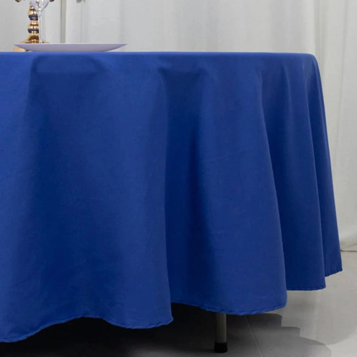 108" Cotton Blend Round Tablecloth for Weddings and Events