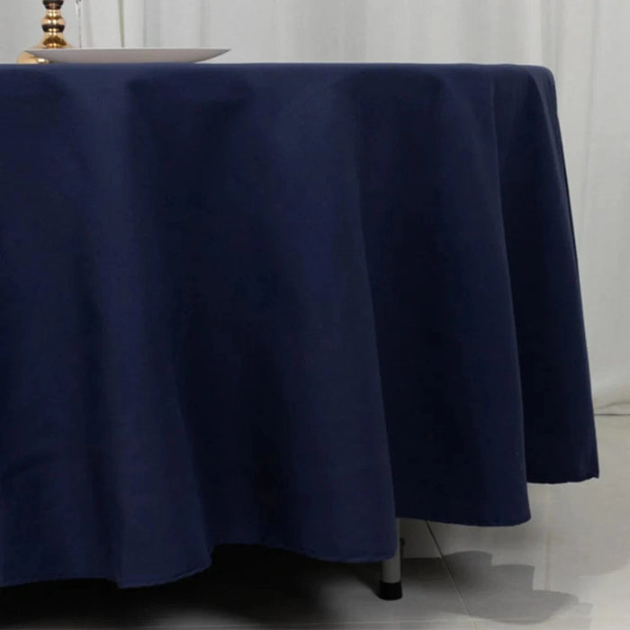 108" Cotton Blend Round Tablecloth for Weddings and Events