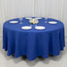 108" Cotton Blend Round Tablecloth for Weddings and Events