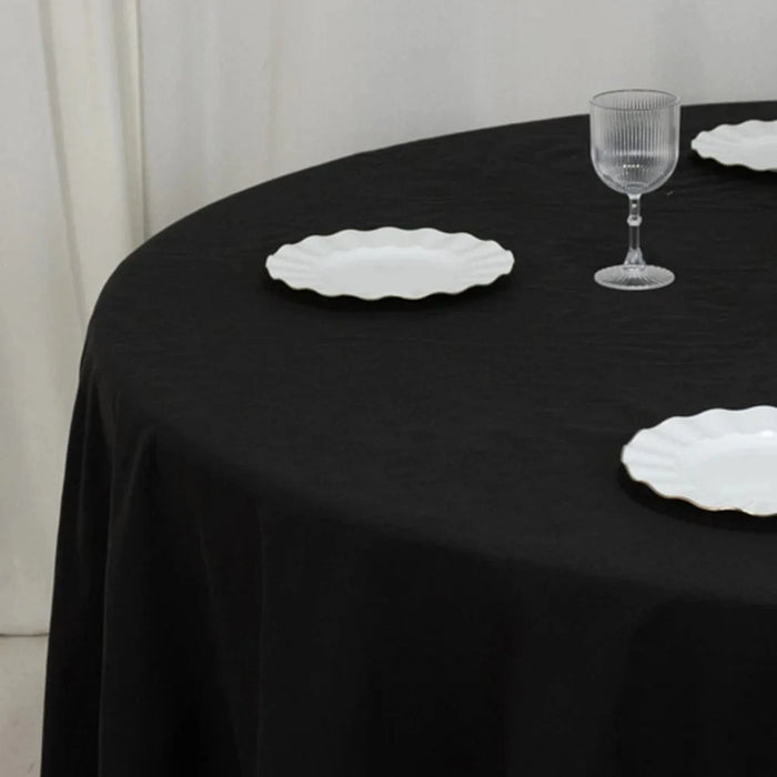108" Cotton Blend Round Tablecloth for Weddings and Events