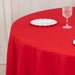 108" Cotton Blend Round Tablecloth for Weddings and Events