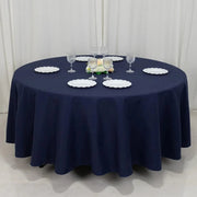 108" Cotton Blend Round Tablecloth for Weddings and Events