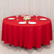 108" Cotton Blend Round Tablecloth for Weddings and Events