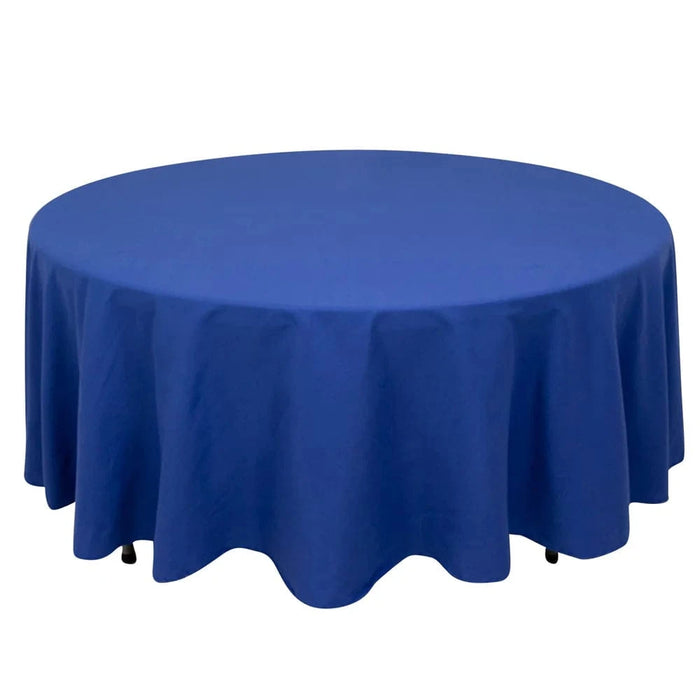 108" Cotton Blend Round Tablecloth for Weddings and Events