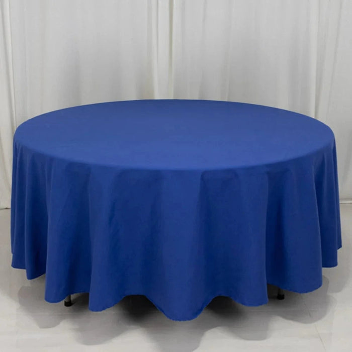 108" Cotton Blend Round Tablecloth for Weddings and Events
