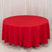 108" Cotton Blend Round Tablecloth for Weddings and Events