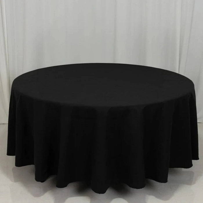 108" Cotton Blend Round Tablecloth for Weddings and Events