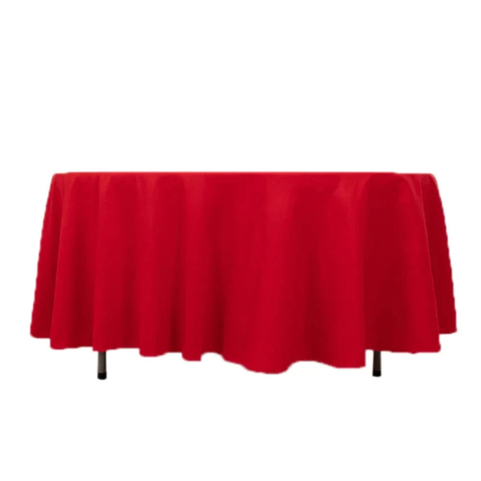 108" Cotton Blend Round Tablecloth for Weddings and Events
