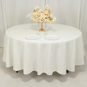 108" Cotton Blend Round Tablecloth for Weddings and Events