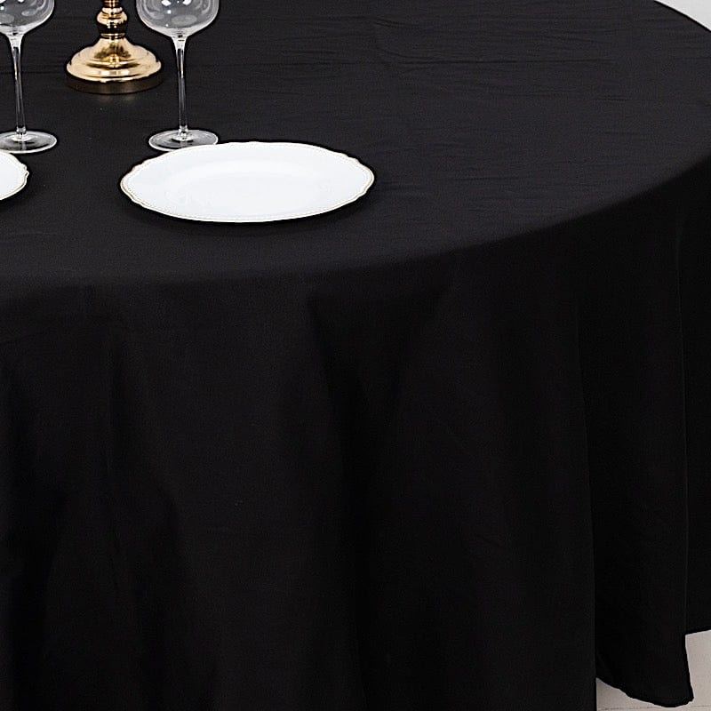 108" High Quality Cotton Round Tablecloth