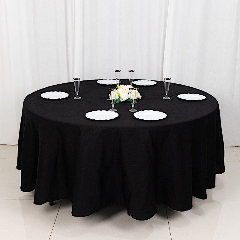 108" High Quality Cotton Round Tablecloth