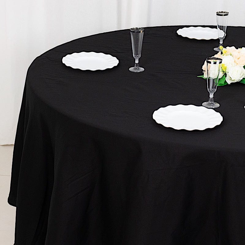 108" High Quality Cotton Round Tablecloth