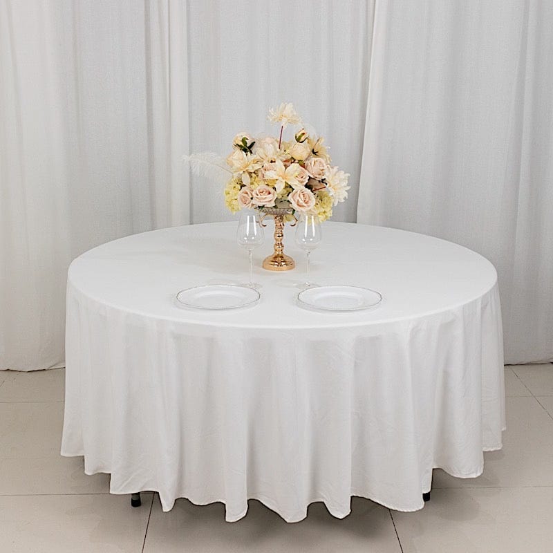 108" High Quality Cotton Round Tablecloth