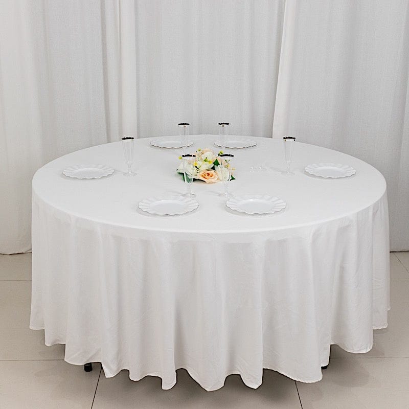 108" High Quality Cotton Round Tablecloth