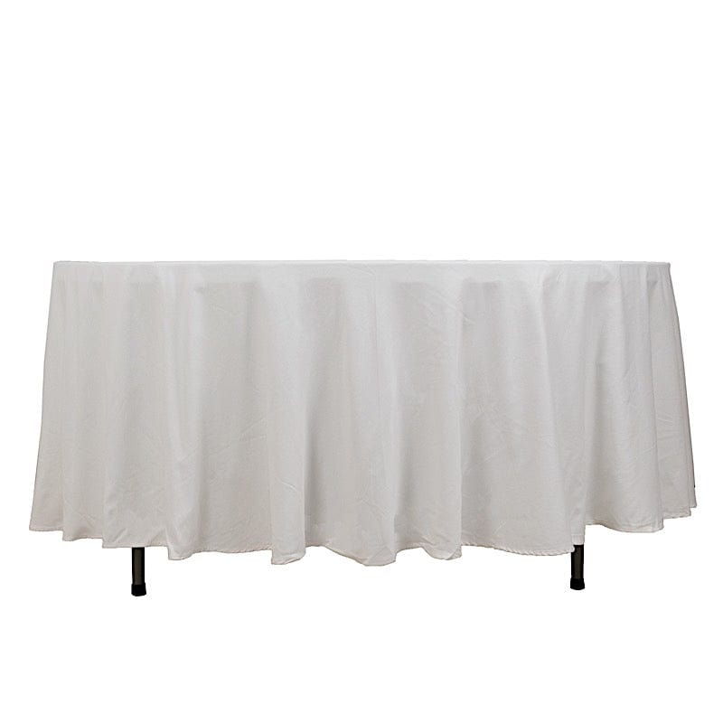 108" High Quality Cotton Round Tablecloth