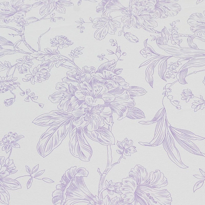 108" Polyester Round Tablecloth for Weddings and Events - French Toile Pattern