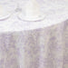 108" Polyester Round Tablecloth for Weddings and Events - French Toile Pattern