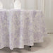 108" Polyester Round Tablecloth for Weddings and Events - French Toile Pattern