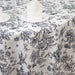 108" Polyester Round Tablecloth for Weddings and Events - French Toile Pattern