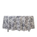 108" Polyester Round Tablecloth for Weddings and Events - French Toile Pattern