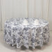 108" Polyester Round Tablecloth for Weddings and Events - French Toile Pattern