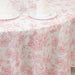 108" Polyester Round Tablecloth for Weddings and Events - French Toile Pattern