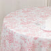 108" Polyester Round Tablecloth for Weddings and Events - French Toile Pattern
