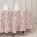 108" Polyester Round Tablecloth for Weddings and Events - French Toile Pattern