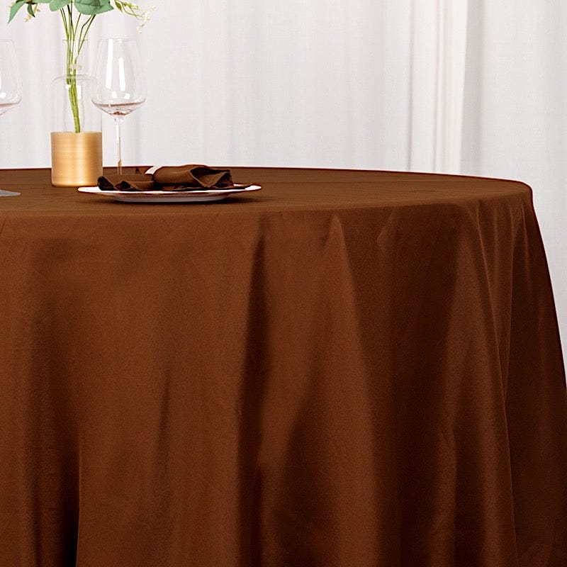108" Polyester Round Tablecloth Wedding Party Table Linens