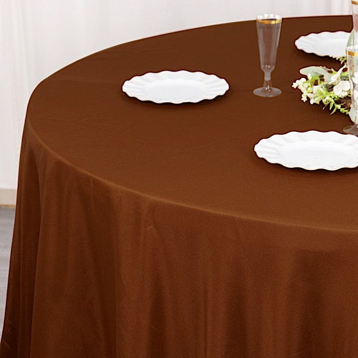 108" Polyester Round Tablecloth Wedding Party Table Linens