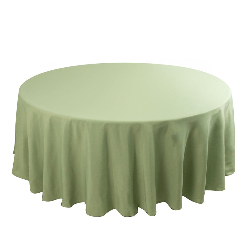 108" Premium Polyester Round Tablecloth Wedding Party Table Linens