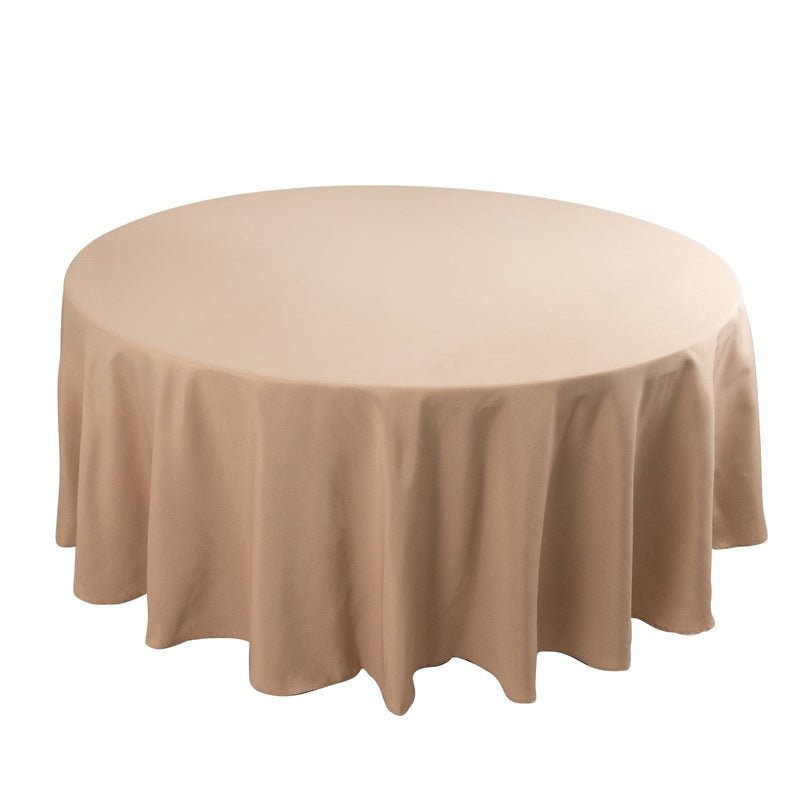 108" Premium Polyester Round Tablecloth Wedding Party Table Linens