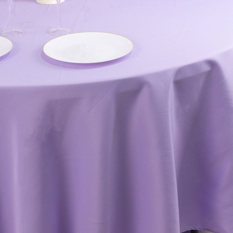 108" Premium Polyester Round Tablecloth Wedding Party Table Linens