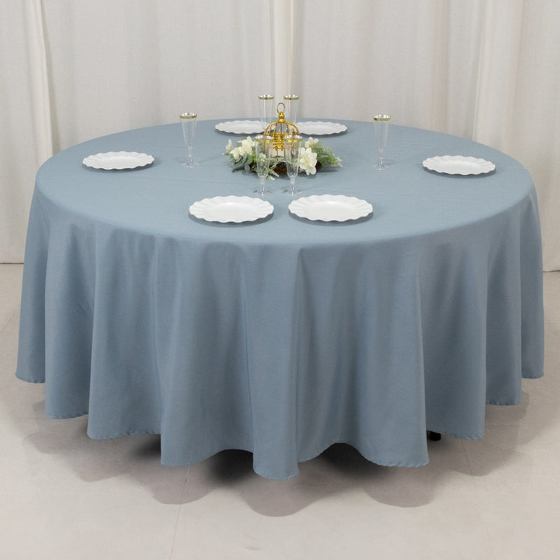 108" Premium Polyester Round Tablecloth Wedding Party Table Linens
