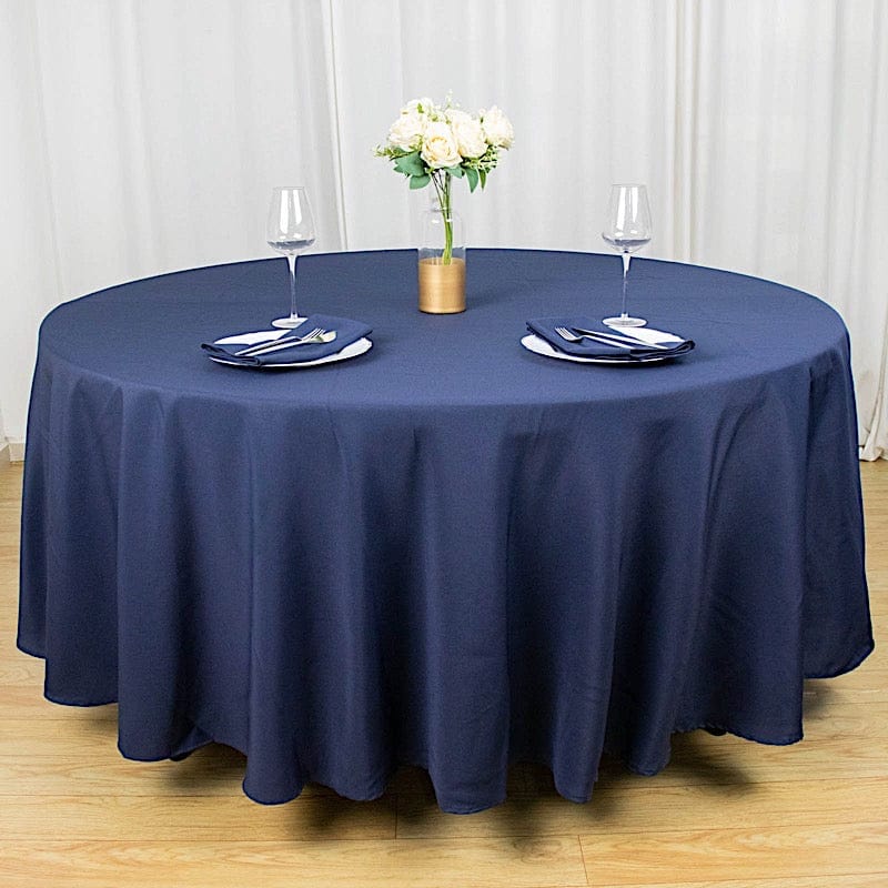 108" Premium Polyester Round Tablecloth Wedding Party Table Linens