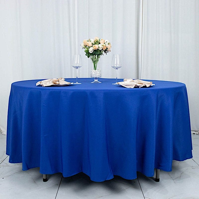 108" Premium Polyester Round Tablecloth Wedding Party Table Linens
