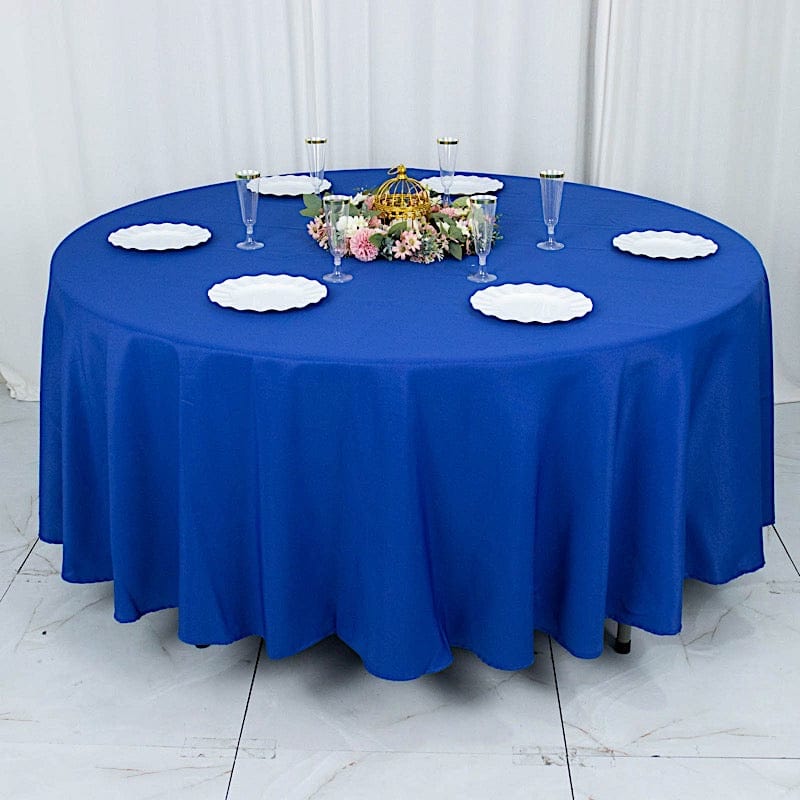 108" Premium Polyester Round Tablecloth Wedding Party Table Linens
