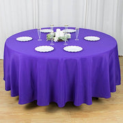 108" Premium Polyester Round Tablecloth Wedding Party Table Linens