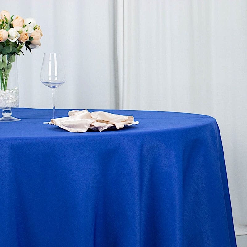 108" Premium Polyester Round Tablecloth Wedding Party Table Linens