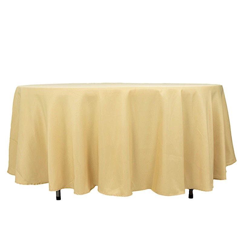 108" Premium Polyester Round Tablecloth Wedding Party Table Linens