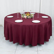 108" Premium Polyester Round Tablecloth Wedding Party Table Linens