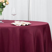 108" Premium Polyester Round Tablecloth Wedding Party Table Linens