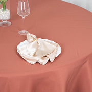 108" Premium Polyester Round Tablecloth Wedding Party Table Linens