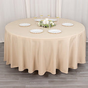 108" Premium Polyester Round Tablecloth Wedding Party Table Linens