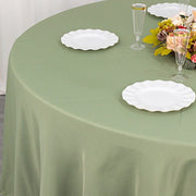 108" Premium Polyester Round Tablecloth Wedding Party Table Linens