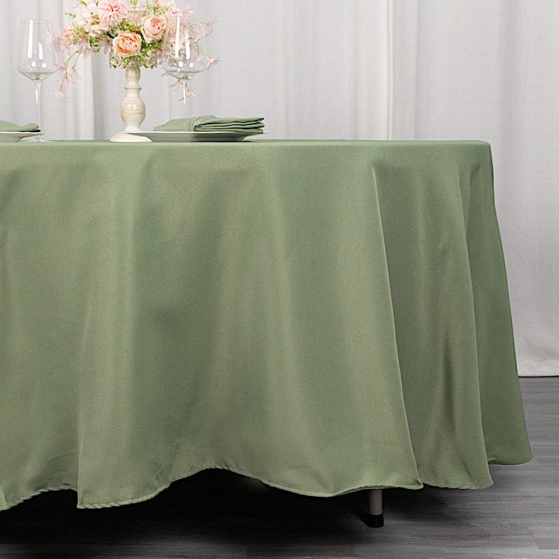 108" Premium Polyester Round Tablecloth Wedding Party Table Linens
