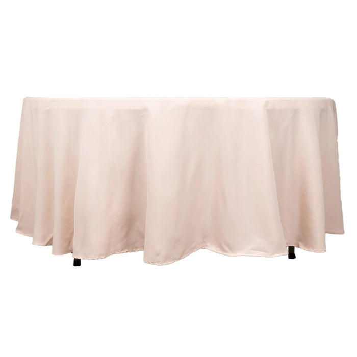 108" Premium Polyester Round Tablecloth Wedding Party Table Linens TAB_108_046_PRM